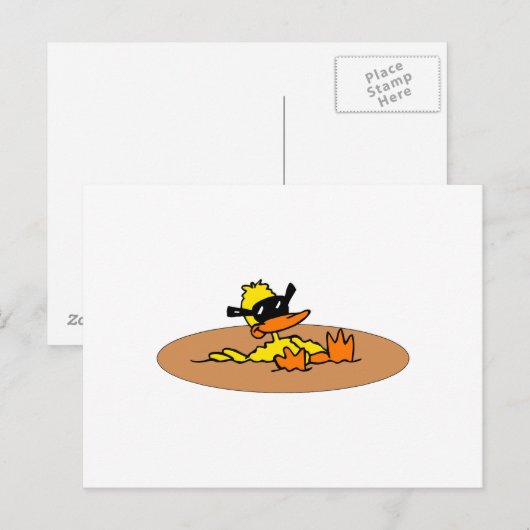 Dirty Duck Briefkaart (Voorkant / Achterkant)