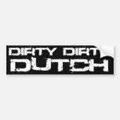 DIRTY DUTCH Bumpersticker (Voorkant)