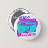 DIRTY ELECTRO RONDE BUTTON 5,7 CM (Voorkant /achterkant)