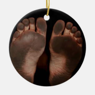 DIRTY FEET KERAMISCH ORNAMENT