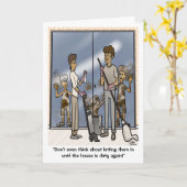 Dirty Folded Wenskaart Kaart (Gele Bloem)