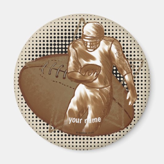 Dirty Football Player Magneet (Voorkant)