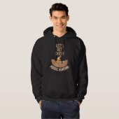 Dirty Fossil Hunting Archeology Archeologists Hoodie (Voorkant volledig)