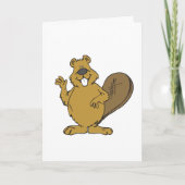 DIRTY FUNNY BIRTHDAY KAART VOOR HEM, BEAVER (Voorkant)