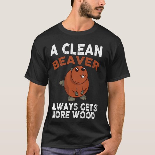 Dirty Funny Volwassen Schone Bever T-shirt (Voorkant)