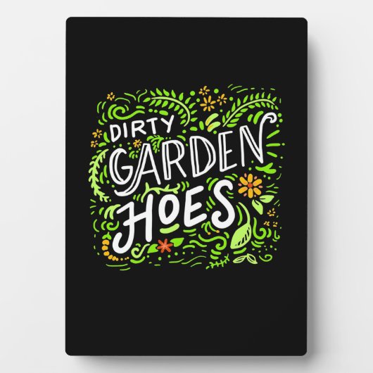 Dirty Garden Hoes Fotoplaat (voorkant)