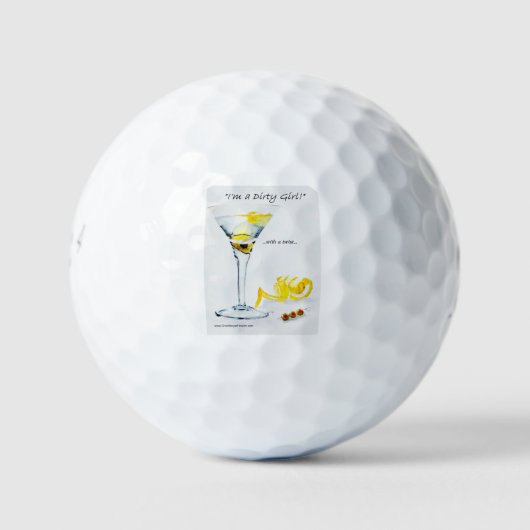 Dirty Girl golfballen (Voorkant)