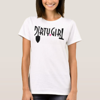 Dirty Girl skinny strap T-shirt