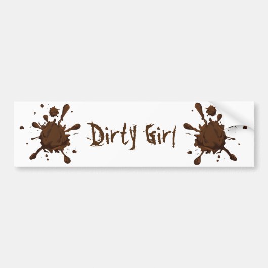 Dirty Girl Thunder_Cove Bumpersticker (Voorkant)
