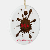 Dirty Girl Thunder_Cove Keramisch Ornament (Rechts)