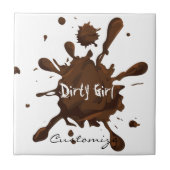 Dirty Girl Thunder_Cove Tegeltje (Voorkant)