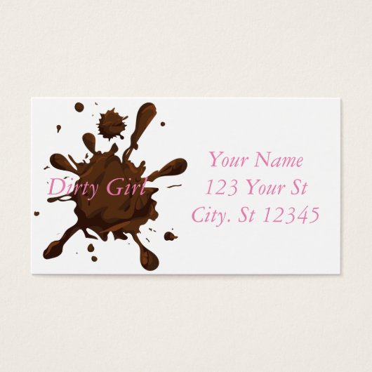 Dirty Girl Thunder_Cove Visitekaartje (Voorkant)