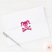 Dirty Girly Vierkante Sticker (Envelop)