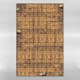 Dirty Gridmap Magnetisch Uitwisbaar Vel