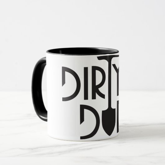 Dirty Guy Coffee Mok (Voorkant links)
