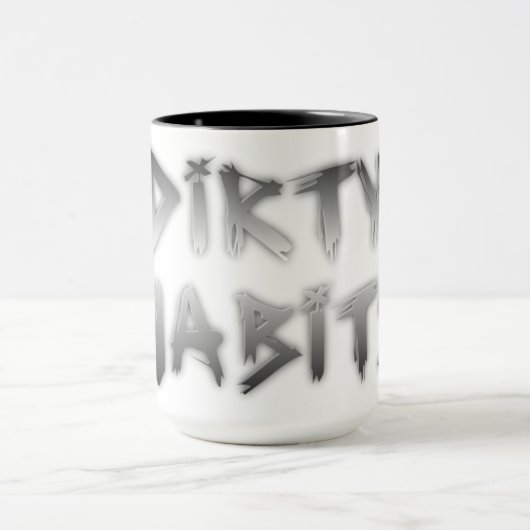 Dirty Habits Metal Mok 15 (Midden)