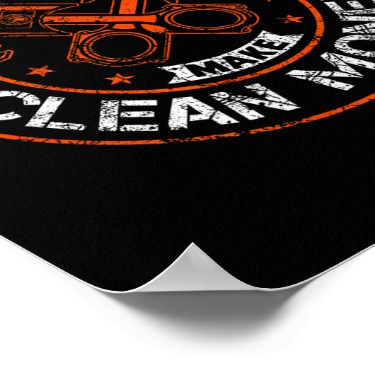 Dirty Hands Make Clean-money Funny Mechanic Mechan Poster (Hoek)