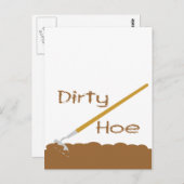Dirty hoe briefkaart (Voorkant / Achterkant)