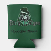 Dirty Hooligan Logo - Gepersonaliseerd Blikjeskoeler (Achterkant)