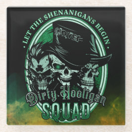 Dirty Hooligan Squad Glazen Onderzetter