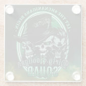 Dirty Hooligan Squad Glazen Onderzetter (Achterkant)