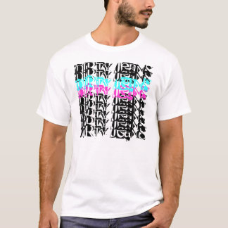 DIRTY JEANS on repeat logo T-shirt