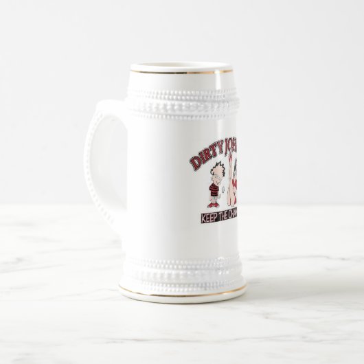 Dirty Johnny Beer Stien Bierpul (Voorkant links)