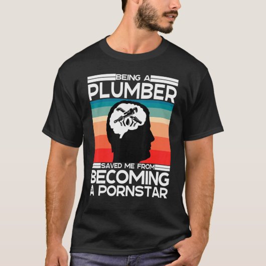 Dirty Joke Humor Gezegde voor pipefitter plug-on T-shirt (Voorkant)
