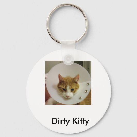Dirty Kat Sleutelhanger (Voorkant)