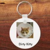 Dirty Kat Sleutelhanger (Voorkant)