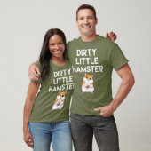 Dirty Little Hamster Cute Hamster Afbeelding T-shirt (Unisex)