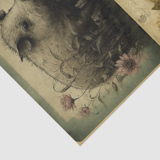 Dirty Little Pigs Tissuepapier (Detail)