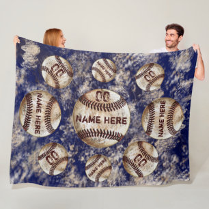 Dirty Look Custom Baseball Deken Naam en Nummer