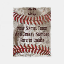 Dirty look PERSONALIZED Baseball Blanket 3 Grootte
