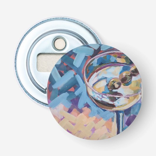 Dirty Martini Button Flesopener (Voorkant)