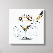 Dirty Martini Canvas Afdruk (Voorkant)