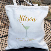 Dirty Martini Cocktail Bachelorette Bridesmaid Tote Bag