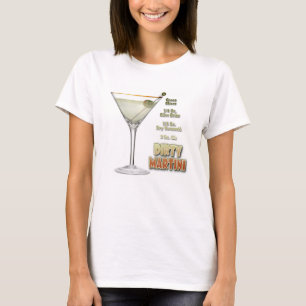 Dirty Martini Cocktail Recept Kunst Kleding & T-shirt