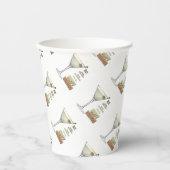 Dirty Martini Cocktail Recipe Art Paper cup Papieren Bekers (Voorkant)