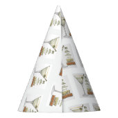 Dirty Martini Cocktail Recipe Art Party Pet Feesthoedjes (Achterkant)