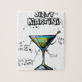 Dirty Martini Cocktail Recipe Legpuzzel (Verticaal)