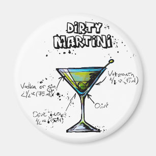 Dirty Martini Cocktail Recipe Magneet