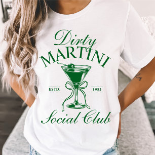 Dirty Martini Cocktail Sociale Club T-shirt