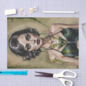 Dirty Martini Doll Cocktail Cutie Decoupage Tissuepapier (Craft)