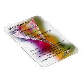 Dirty Martini Drink Receptenmagneet Magneet (Rechterzijde)