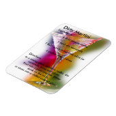 Dirty Martini Drink Receptenmagneet Magneet (Linkerzijde)