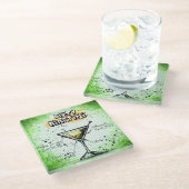 Dirty Martini Drink Recipe Glazen Onderzetter (Schuin)