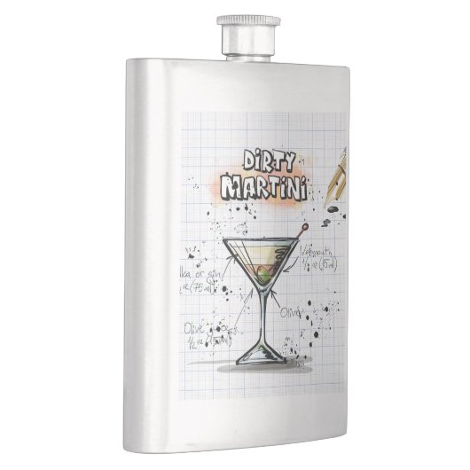 Dirty Martini Heupfles (Rechts)