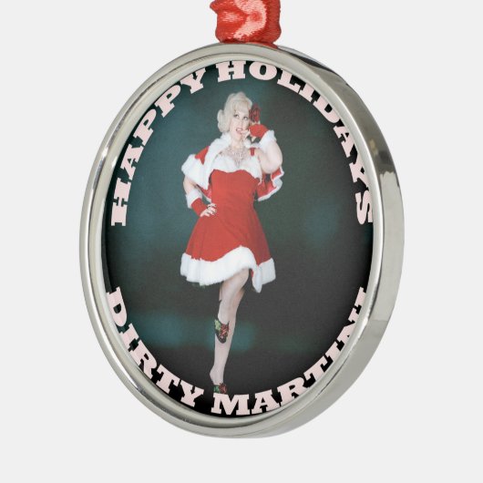 Dirty Martini Kerstornament Metalen Ornament (Links)
