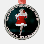 Dirty Martini Kerstornament Metalen Ornament (Voorkant)